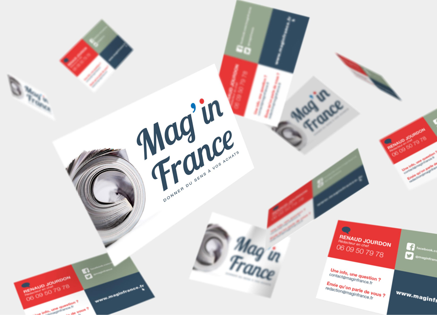 Cartes de visite Mag in france, Print Speed Offset